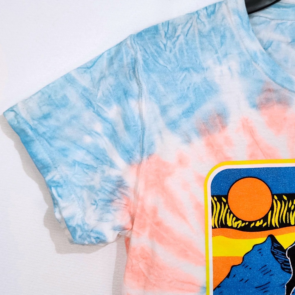 Comfort Colors Pigeon Forge Tennessee Tie Dye Graphic T-Shirt Womens Large Elk - Picture 5 of 6